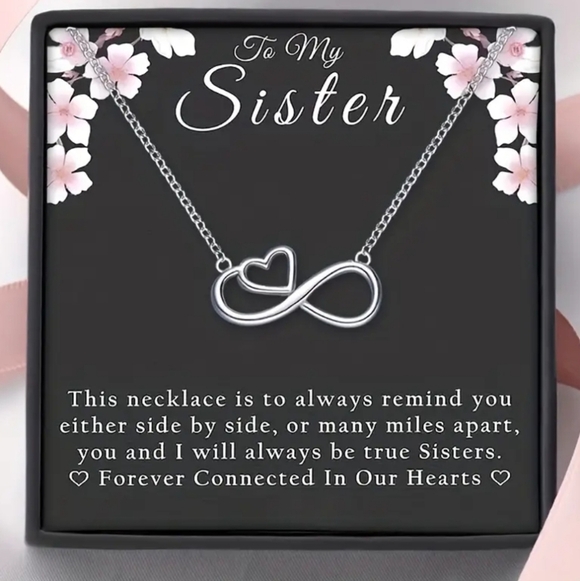 NEW! Infinity love necklace - Picture 1 of 6